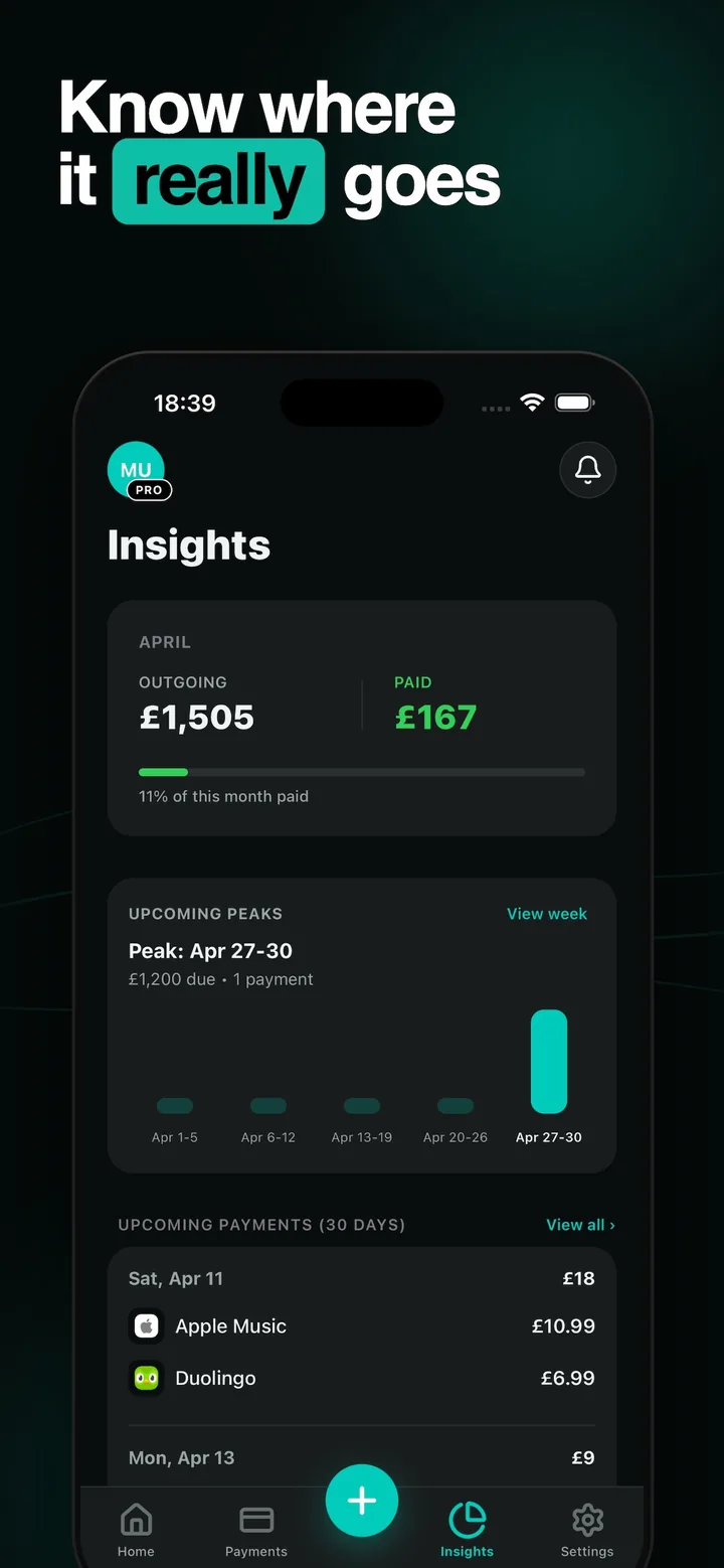 Mori spending insights