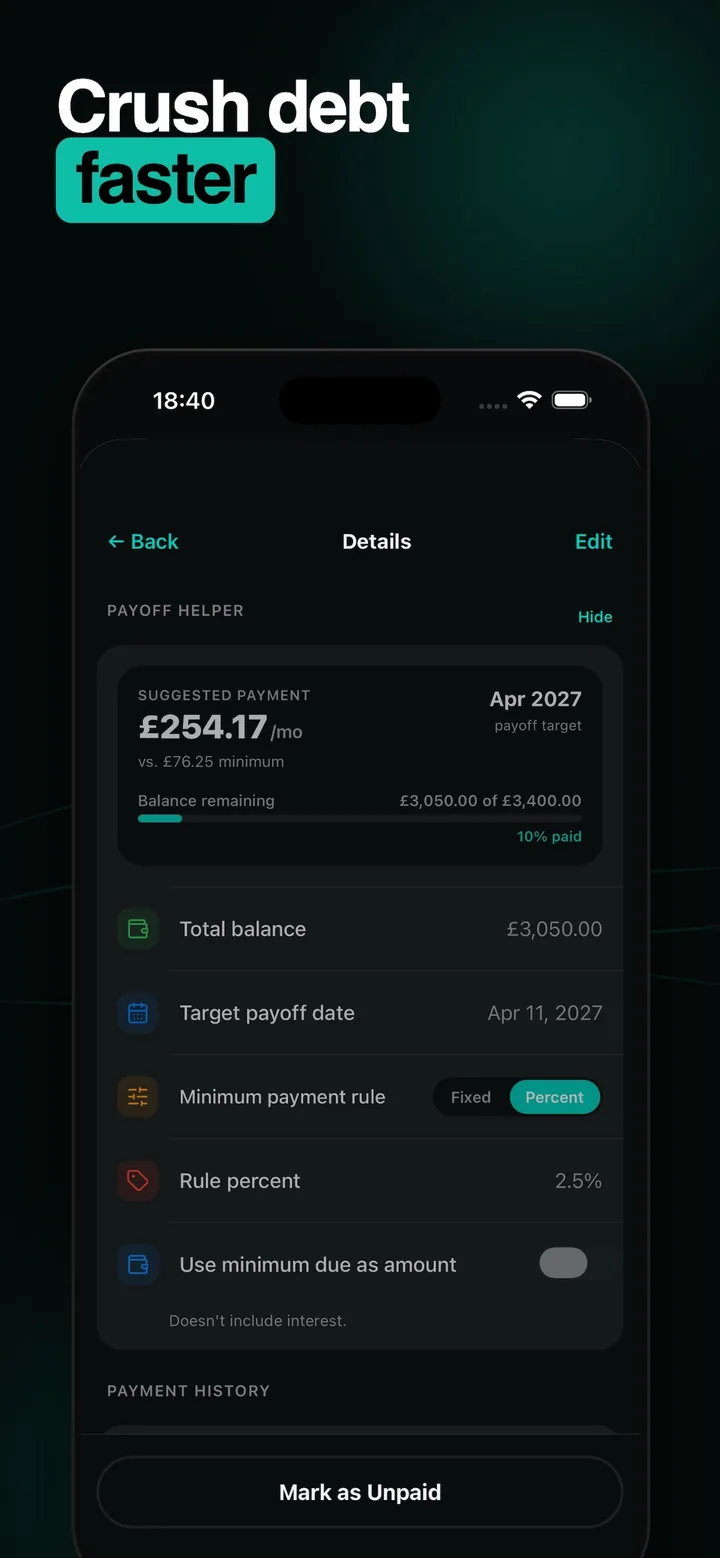 Mori yearly spending overview